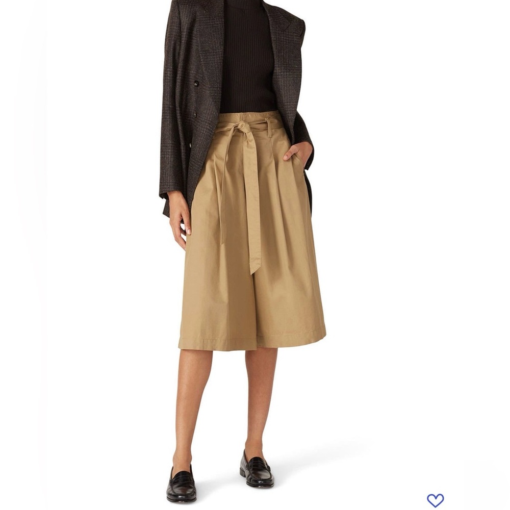 Polo Ralph Lauren Cropped Wide Leg & Tie Waist Trousers | Size 6